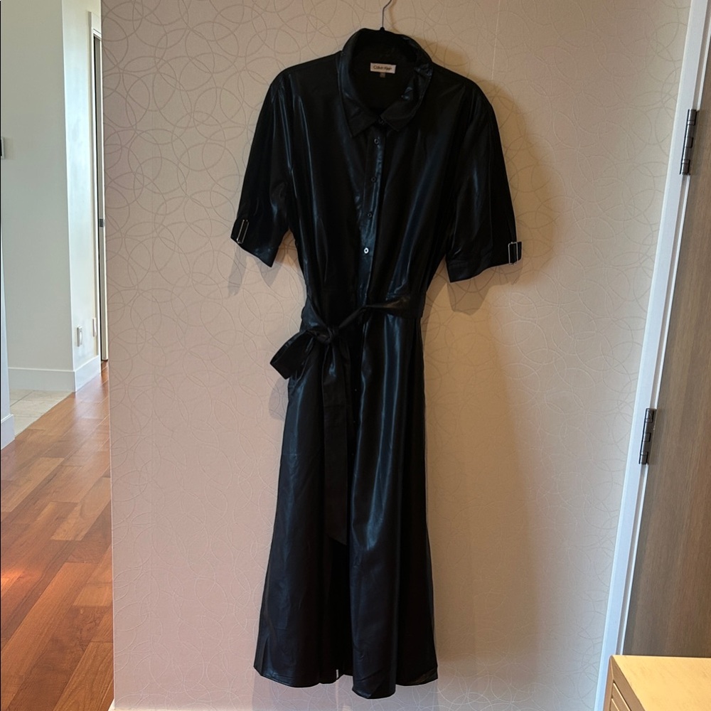 Calvin Klein Black 3/4 Sleeve Dress